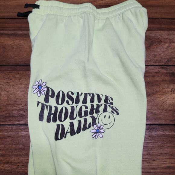 2Pc Justice LS Hoodie & Sweat Pants "Positive Thoughts Daily" - Size L (12/14) - Picture 7 of 15